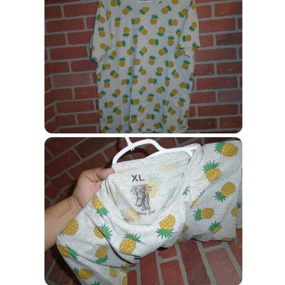 CHANG SUK MENS PINEAPPLES TSHIRT SIZE XLARGE IN PRETTY GOOD CONDITION - Picture 2 of 2